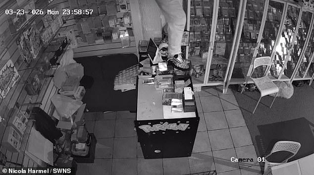 Moment brazen Pokémon raider breaks into gaming shop and steals £20,000 ...
