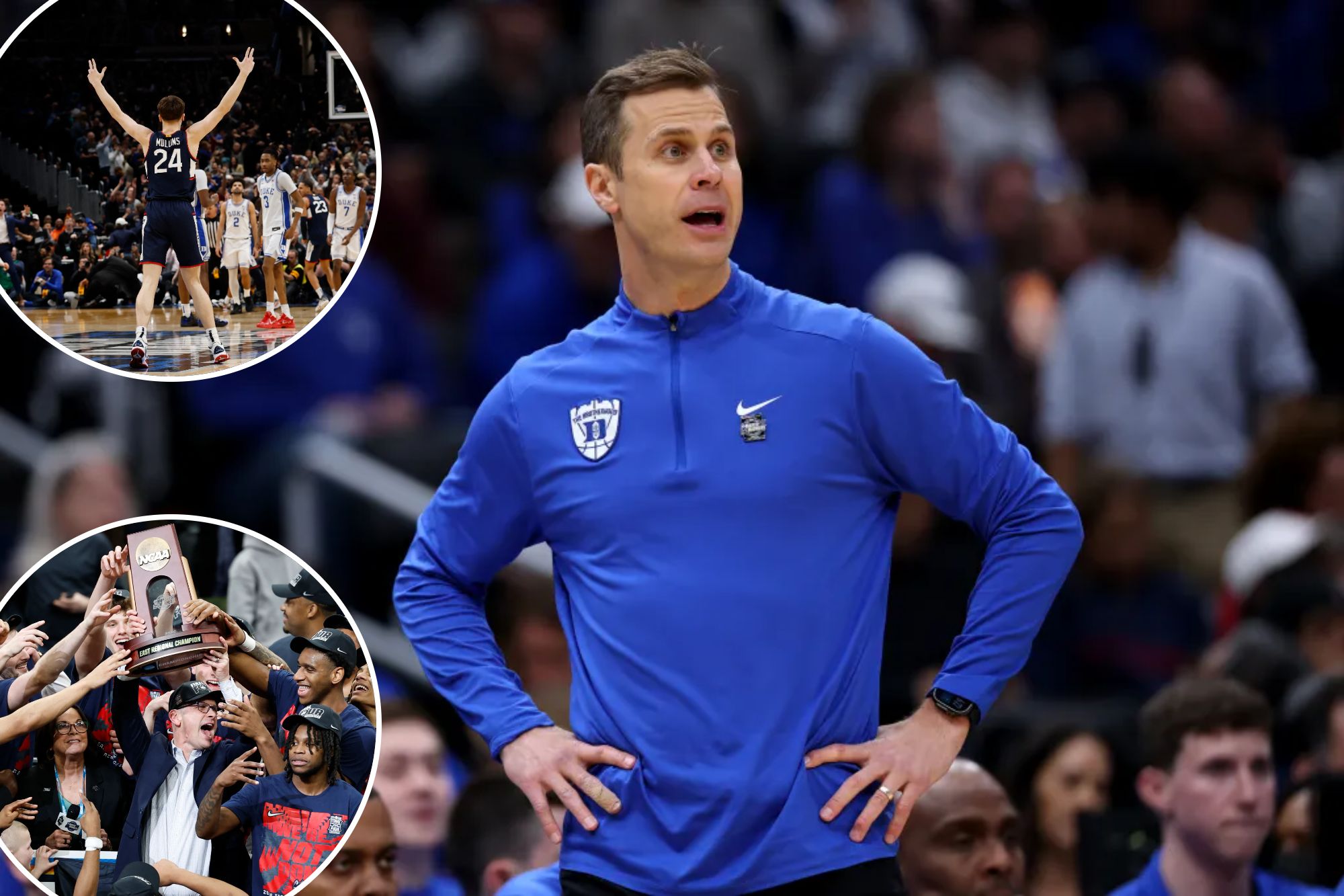 Duke coach Jon Scheyer reveals what went wrong in historic collapse vs ...