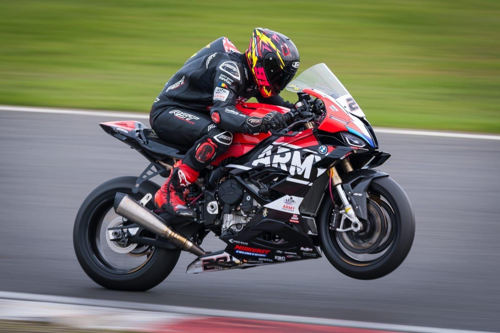 Racer Morgan shines at season opener