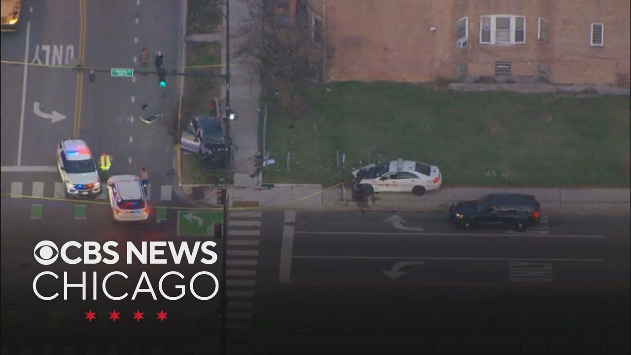 Illinois State Police cruiser involved in crash on West Side