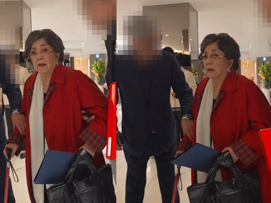 Sami Ja, 86, struggles to walk after fall
