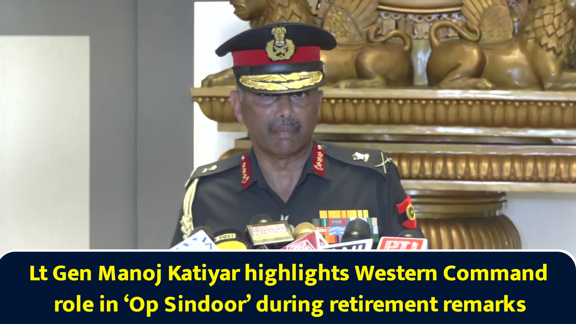 Lt Gen Manoj Katiyar highlights Western Command role in 'Op Sindoor ...