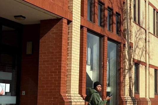 Nursery worker Elizabeth Adeagbo leaving court