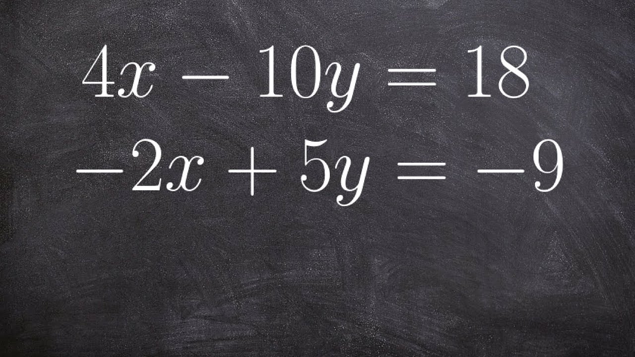 Tutorial - How do we solve a system of linear equations using any ...
