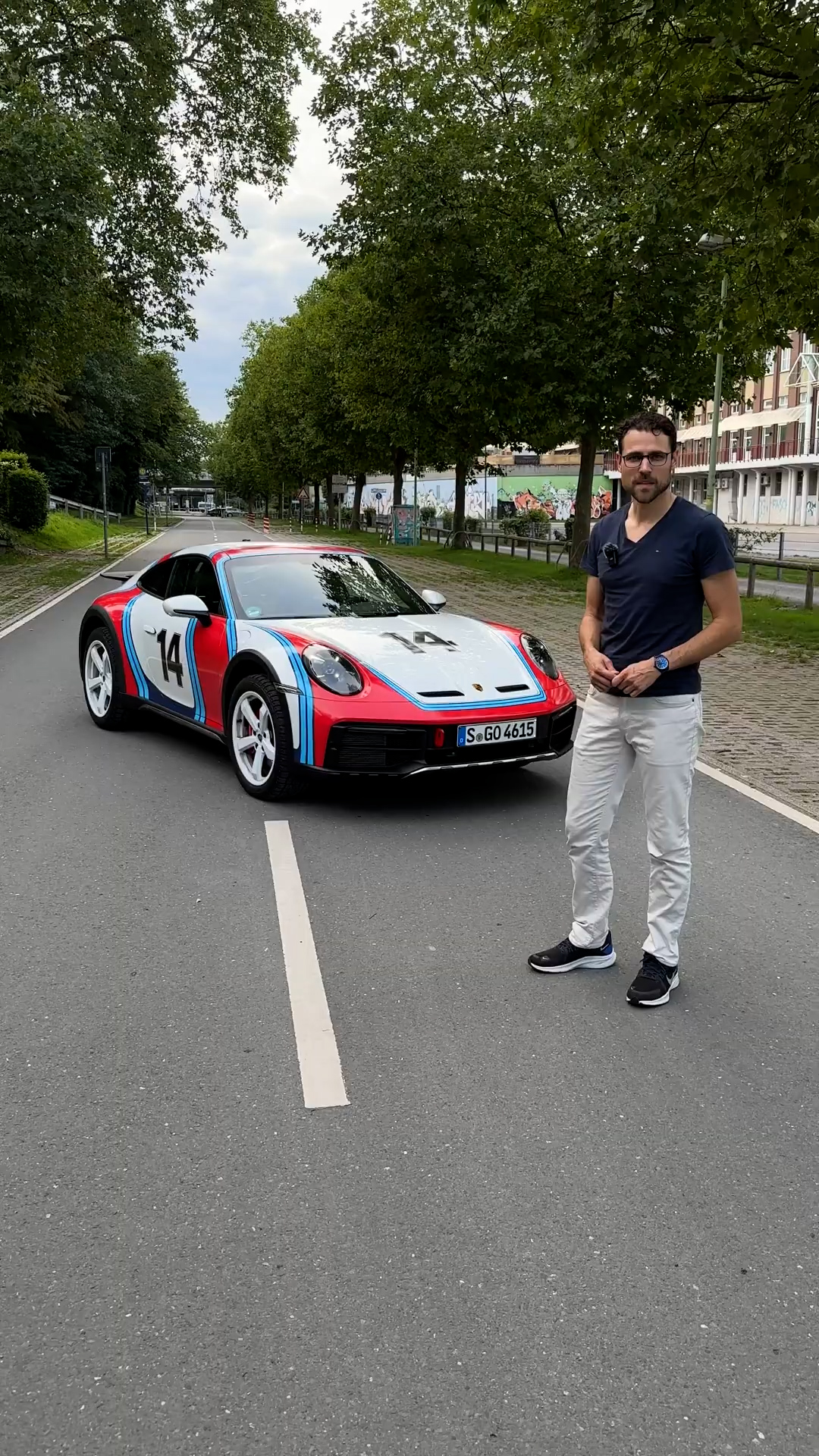 Porsche 911 Dakar with an off-road character