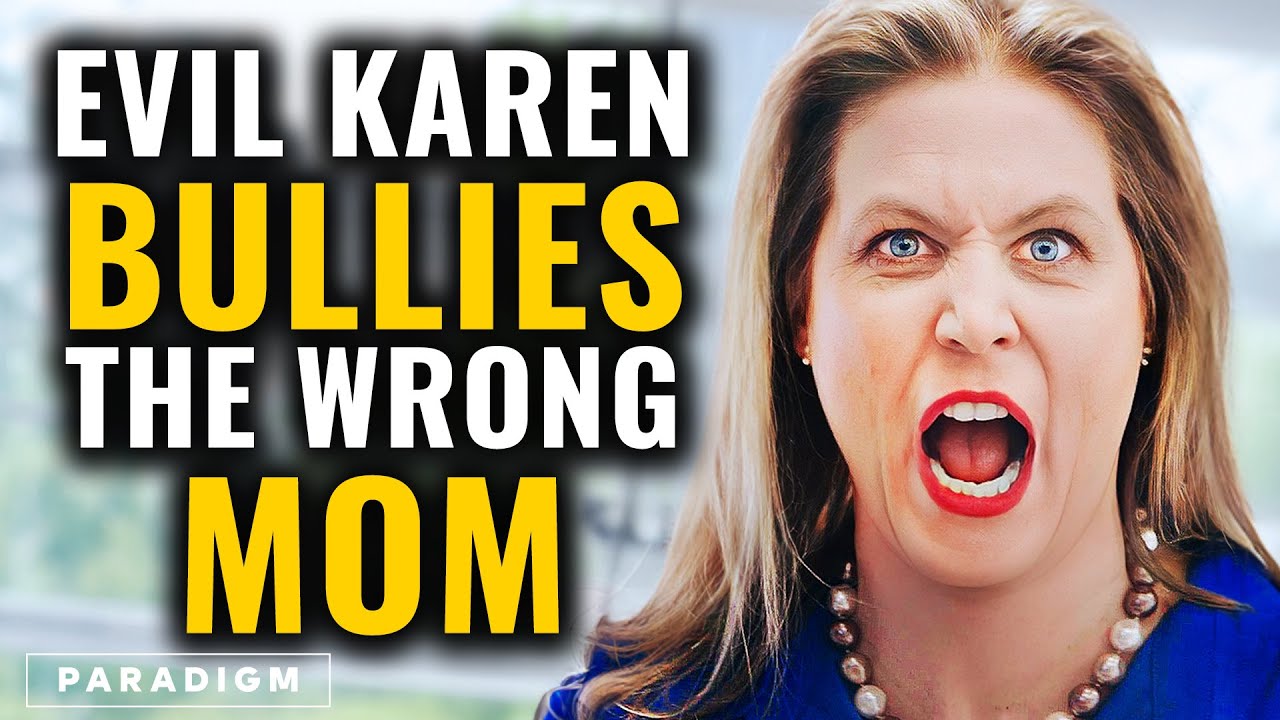 Karen bullies a mom… then realizes who she messed with
