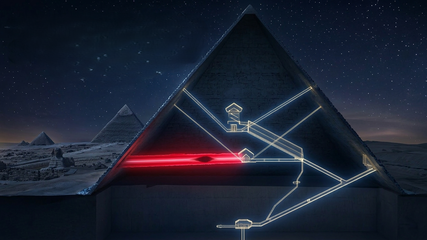Did the Great Pyramid once have a hidden tunnel to its core?