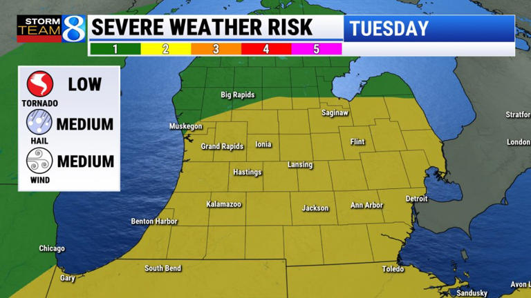 Severe weather threat returns Monday and Tuesday