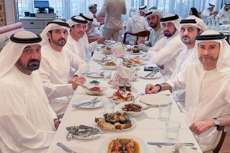 Sheikh Hamdan spotted dining at a popular Dubai Mall restaurant