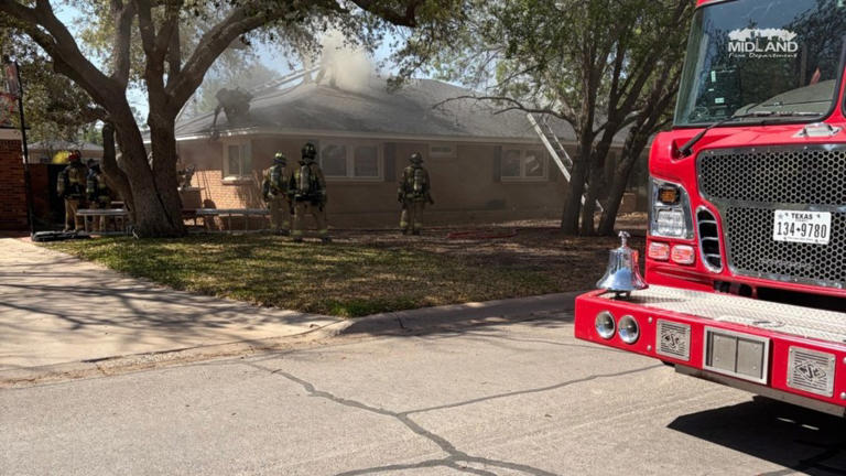 House fire in Midland leaves three displaced