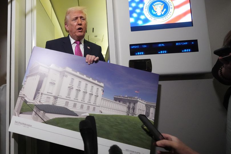 Delusional Trump shows off his vanity ballroom as Middle East on brink ...