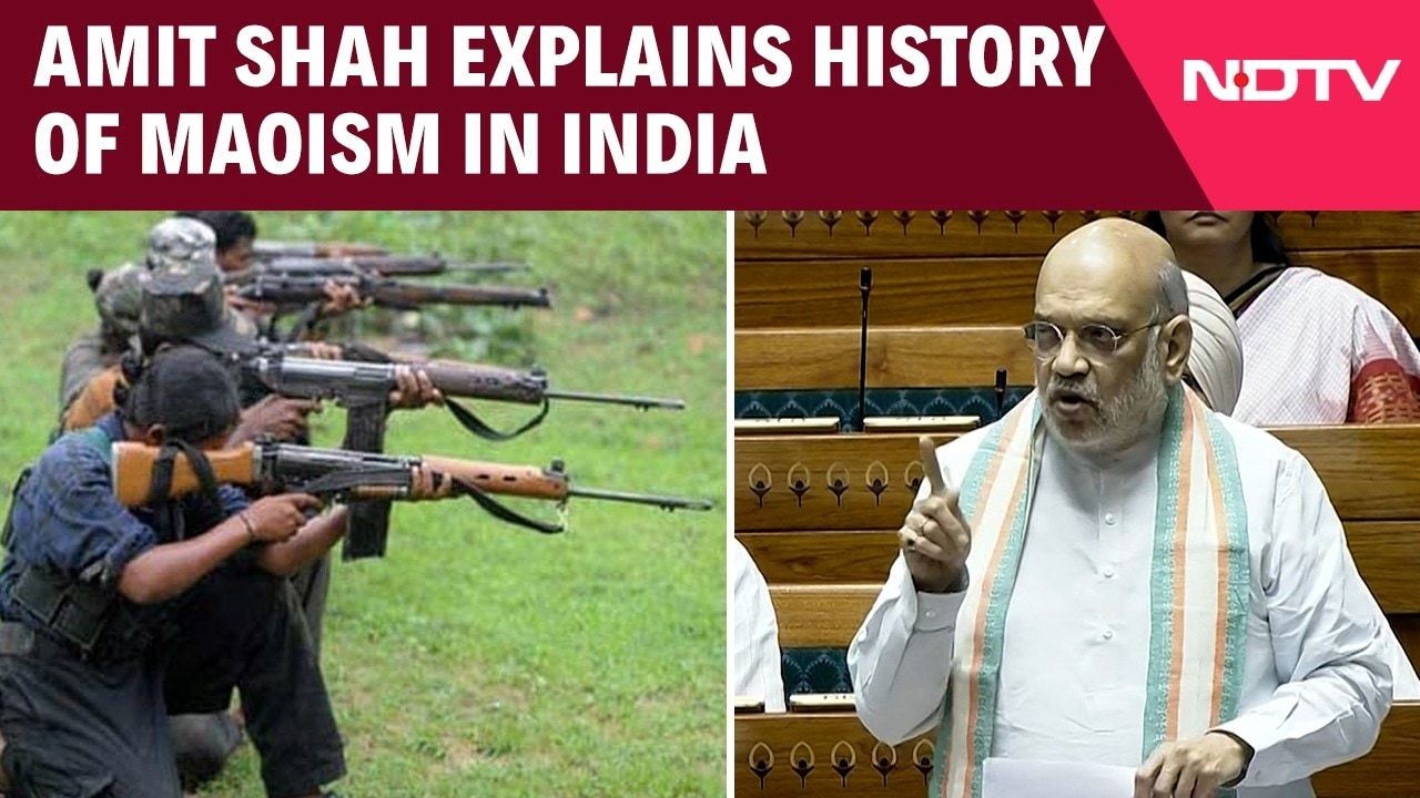 Amit Shah breaks down history of Maoism in Lok Sabha