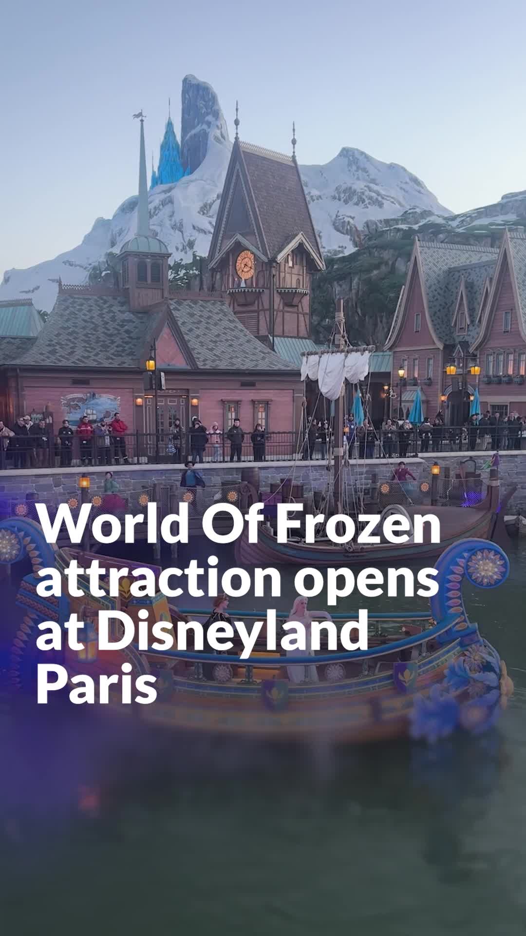 World of Frozen attraction opens at Disneyland Paris