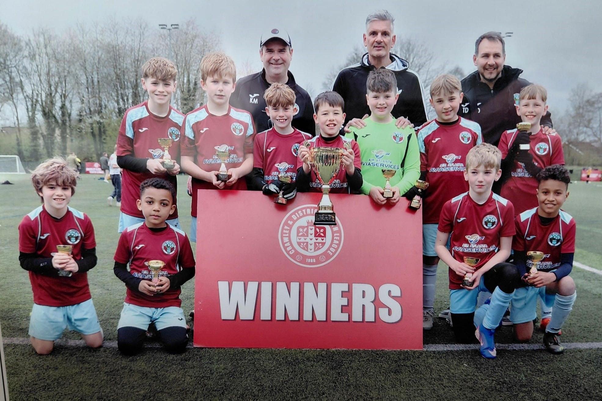 Double cup glory for Southdown FC as Under 9’s and Under 10’s triumph ...