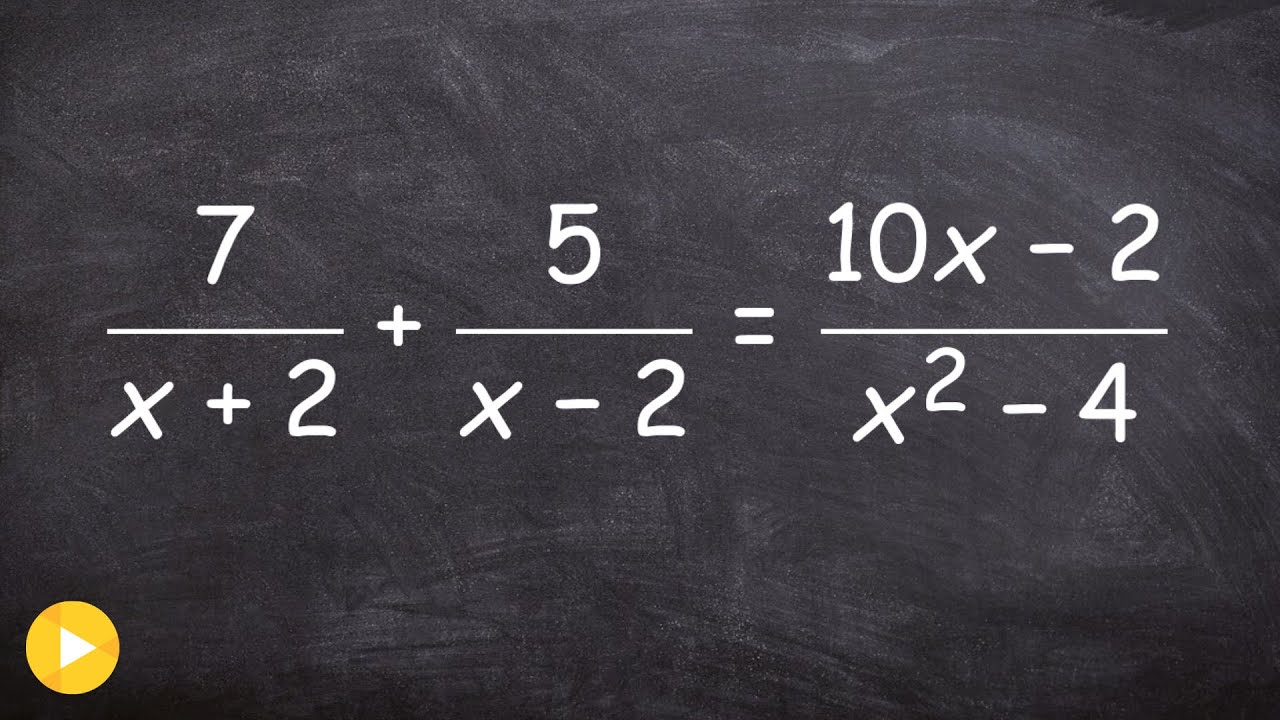 Solving a rational equation without an extraneous solution