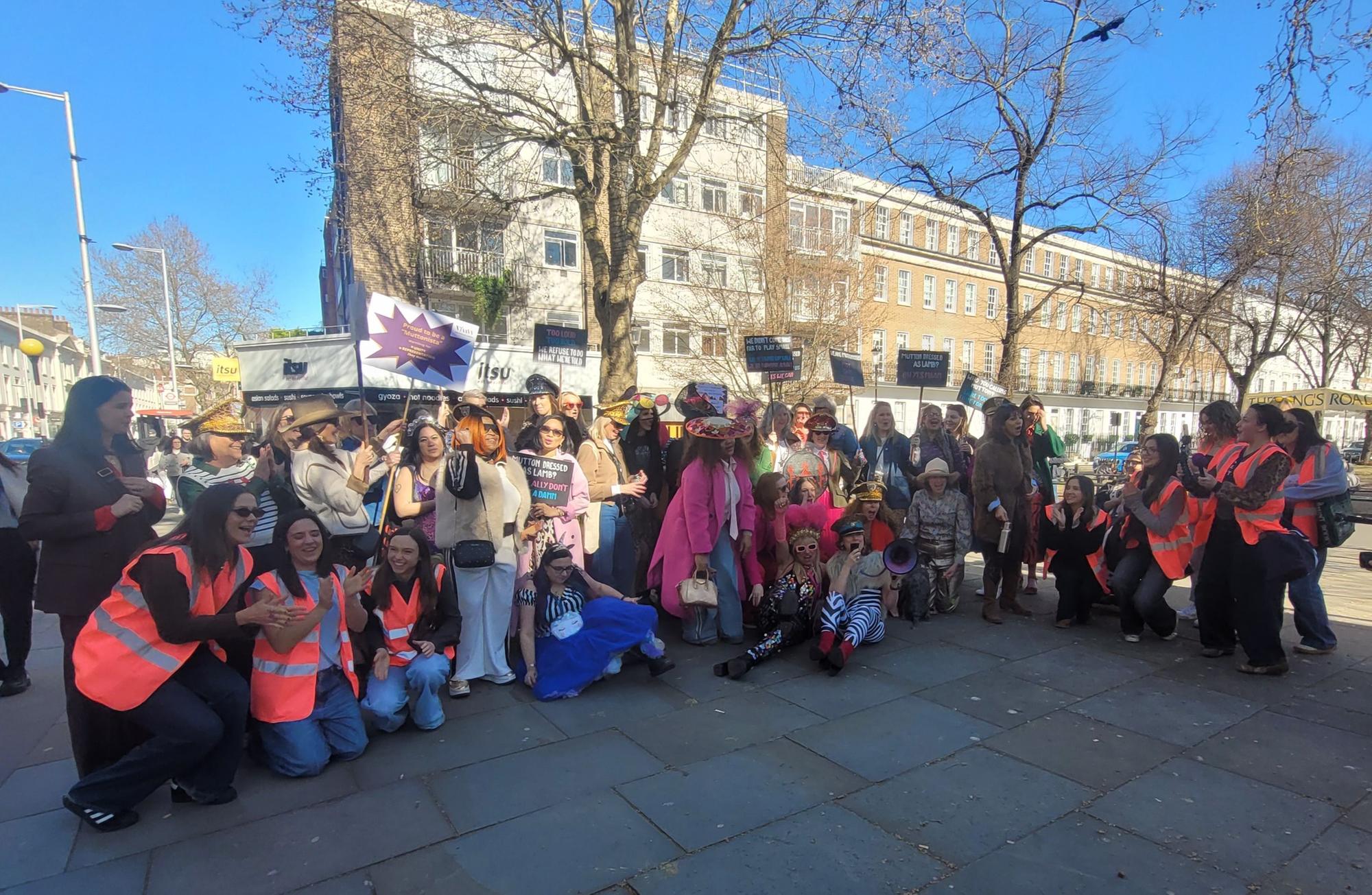 Stotfold women join 'Mutton March' to challenge ageist stereotype