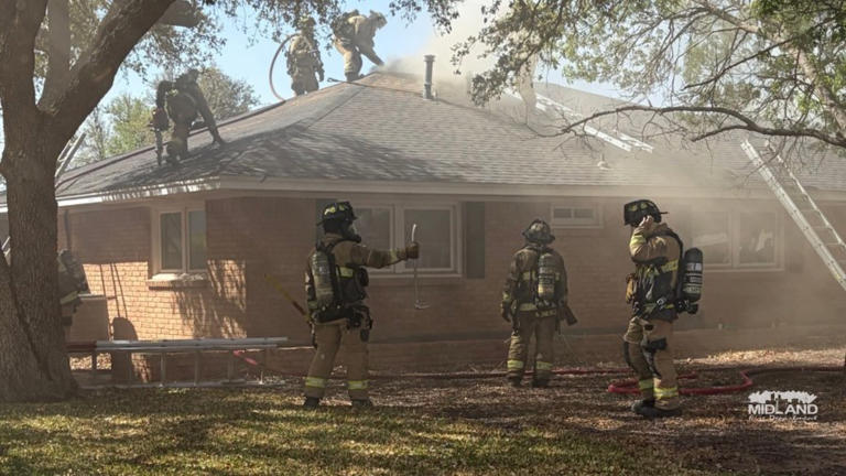 House fire in Midland leaves three displaced