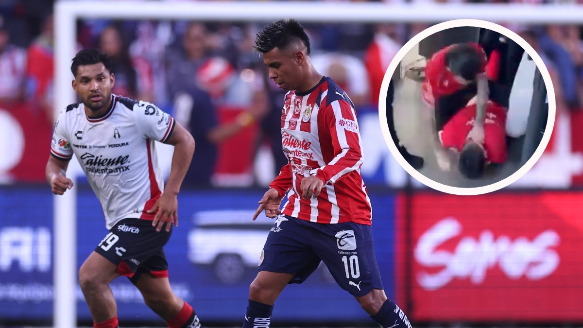 ¡Lamentable! Aficionados de Chivas y Atlas protagonizan pelea campal ...