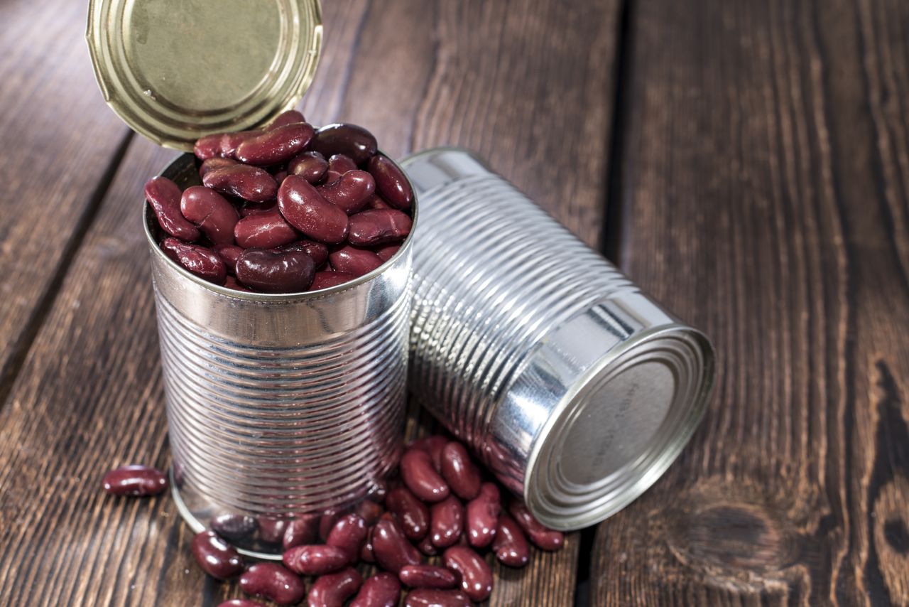 An image of canned beans
