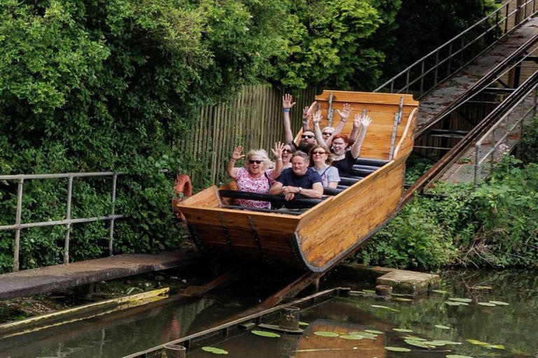 UK's oldest theme park water ride with £1 offer an hour from Birmingham