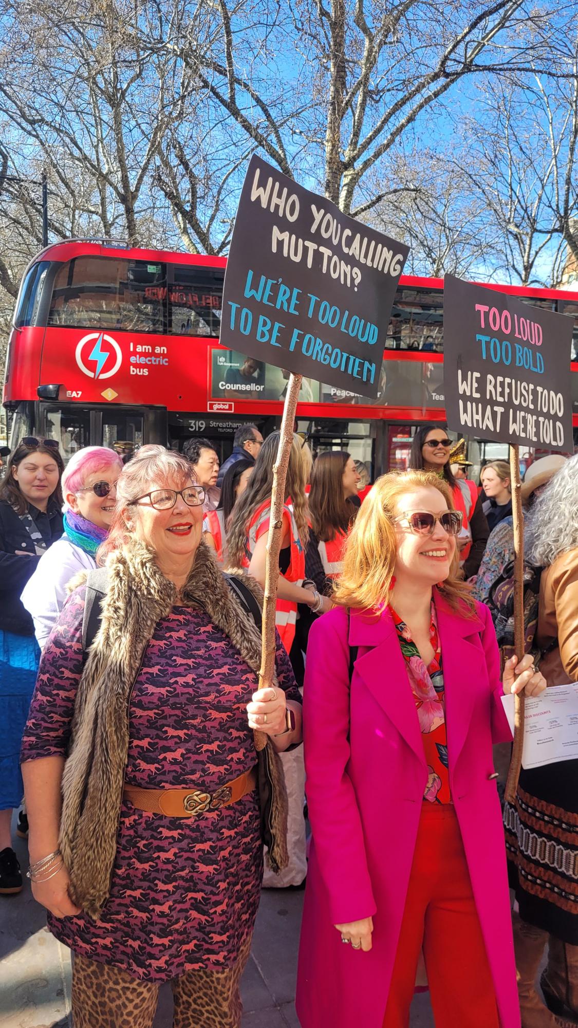 Stotfold women join 'Mutton March' to challenge ageist stereotype