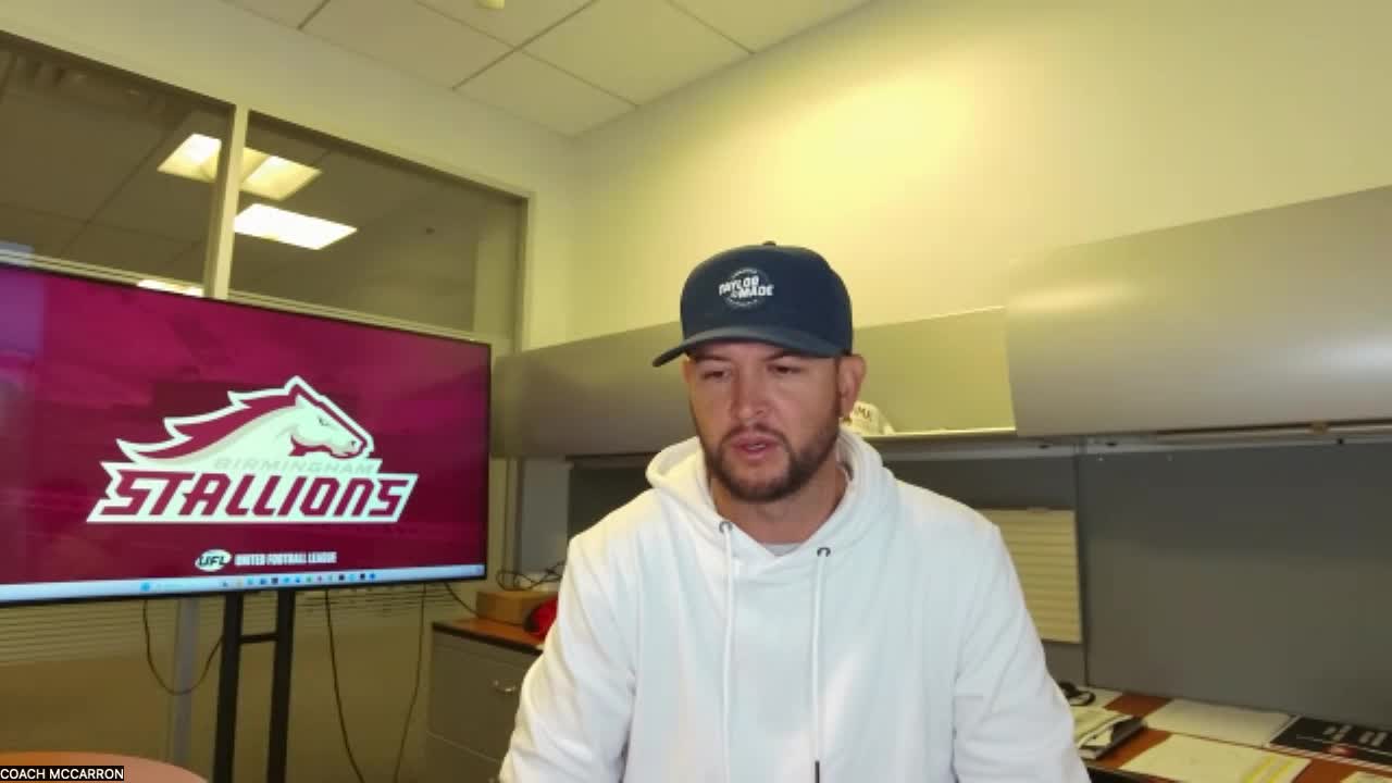 Birmingham Stallions prepare for home opener Saturday with pep rally