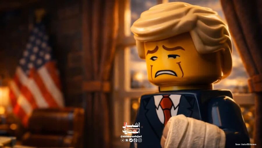 Iran fights propaganda war with Lego Trump and AI rap