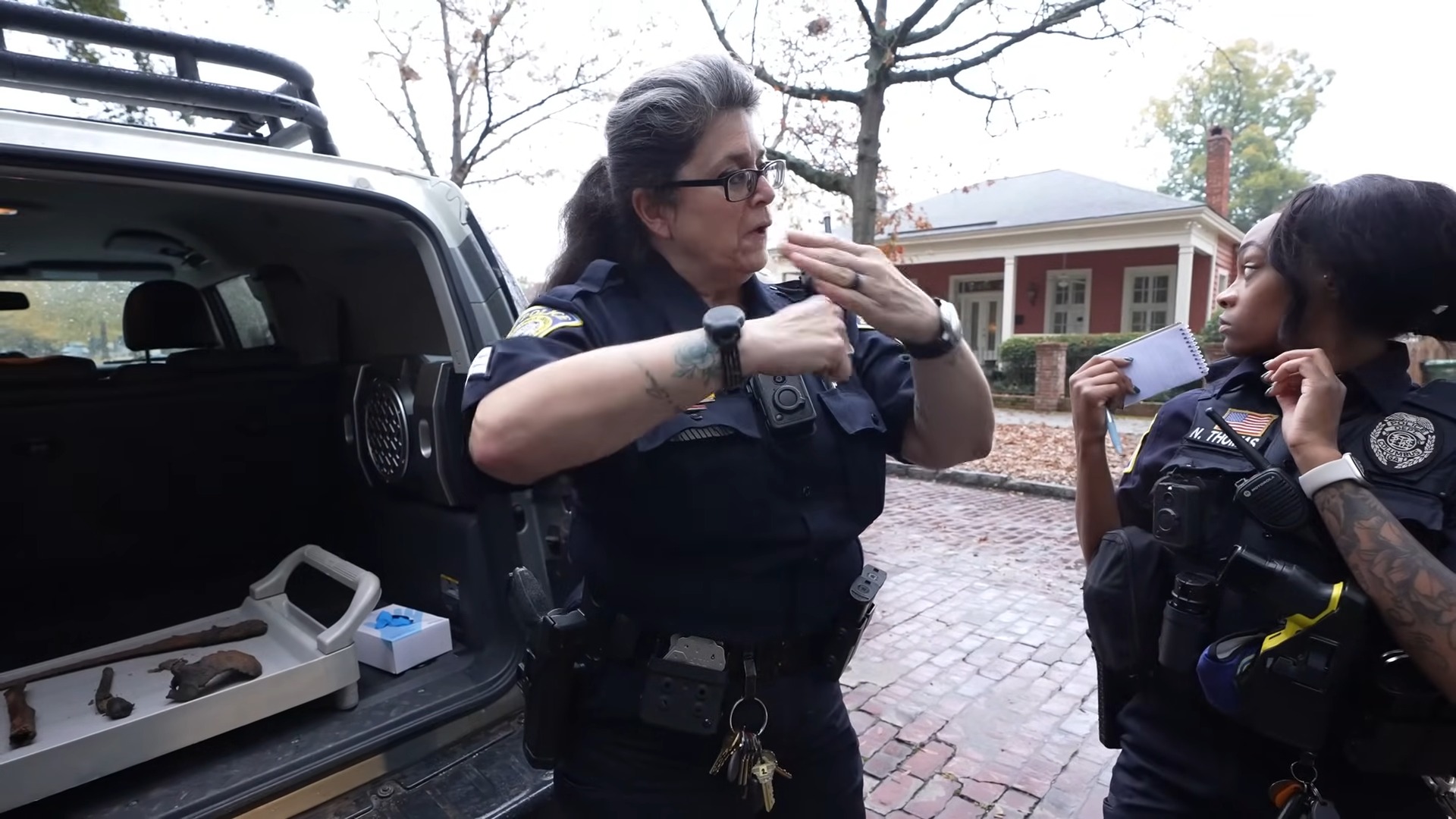 They found bones underwater - then a skull fragment and a saw turned up ...