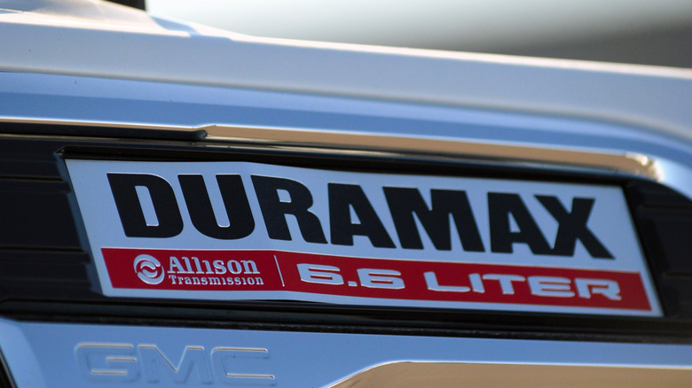 What does the LLY code stand for on Duramax diesel engines?