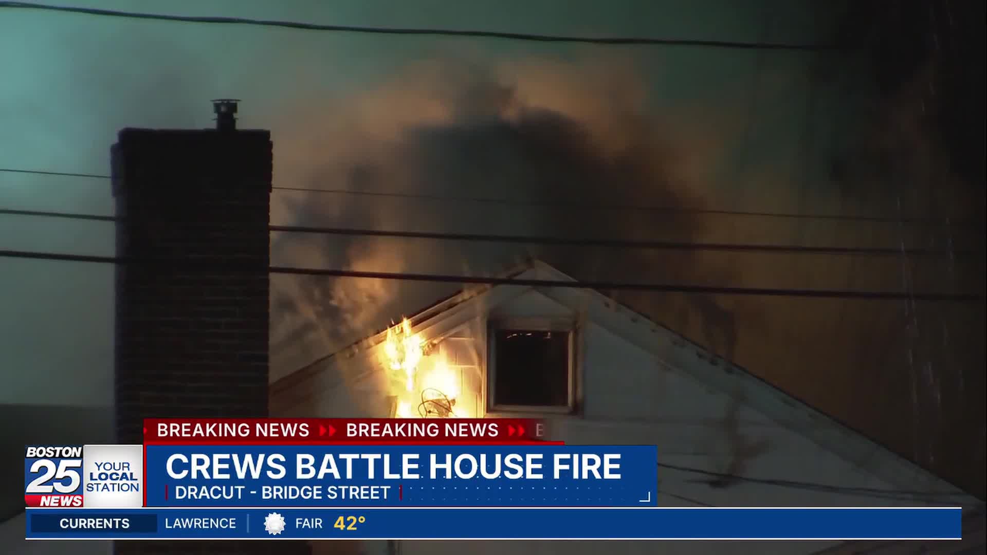 House in Merrimack Valley town destroyed in early morning fire