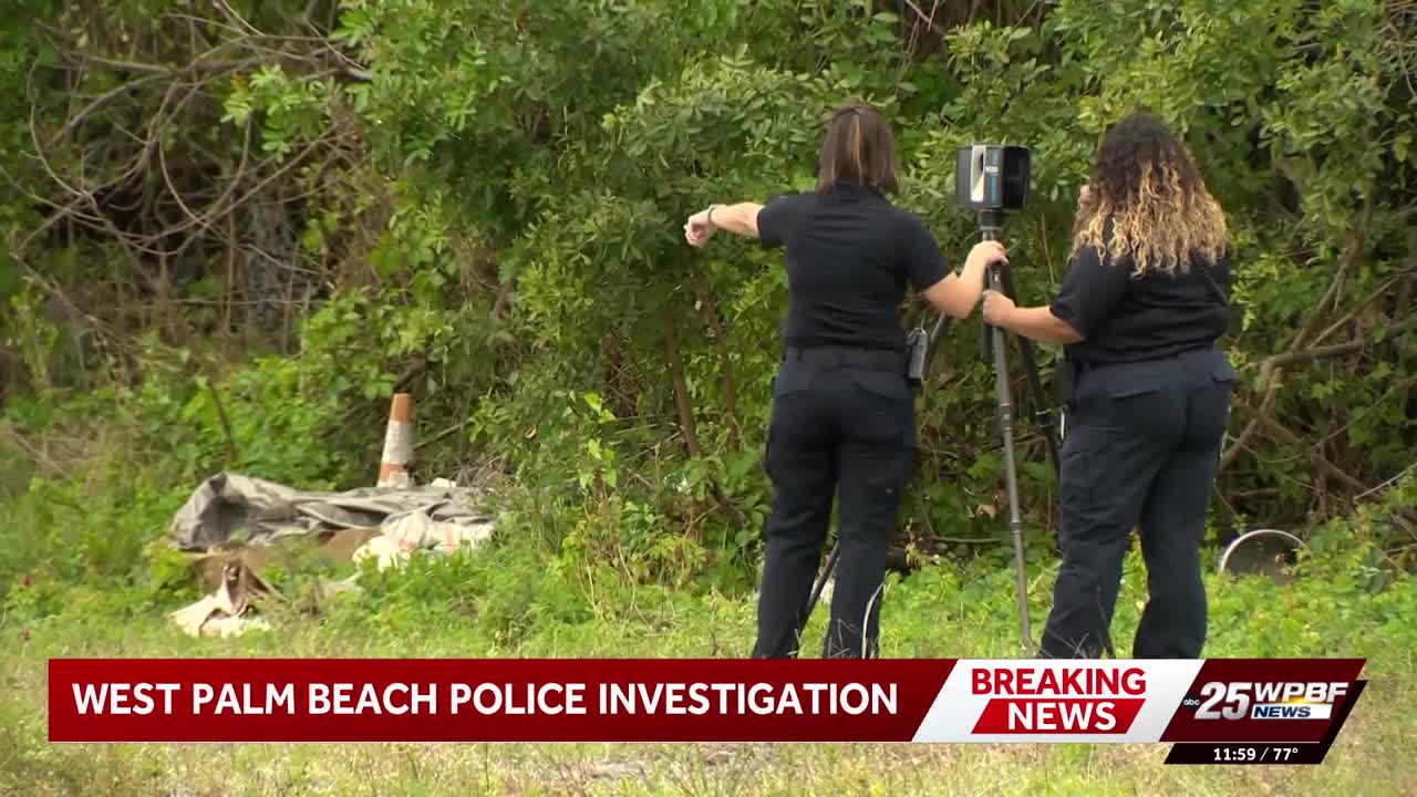 West Palm Beach police investigate crime scene near Tamarind Avenue
