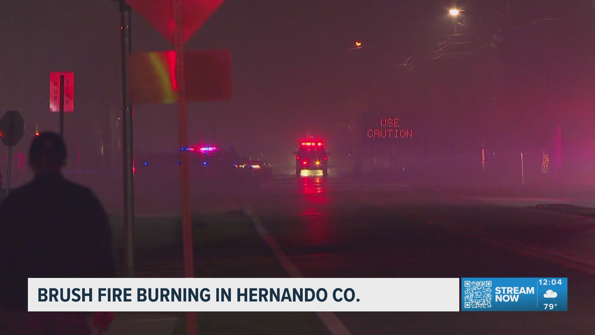 Hernando County Fire Rescue continues to battle a brush fire that had ...