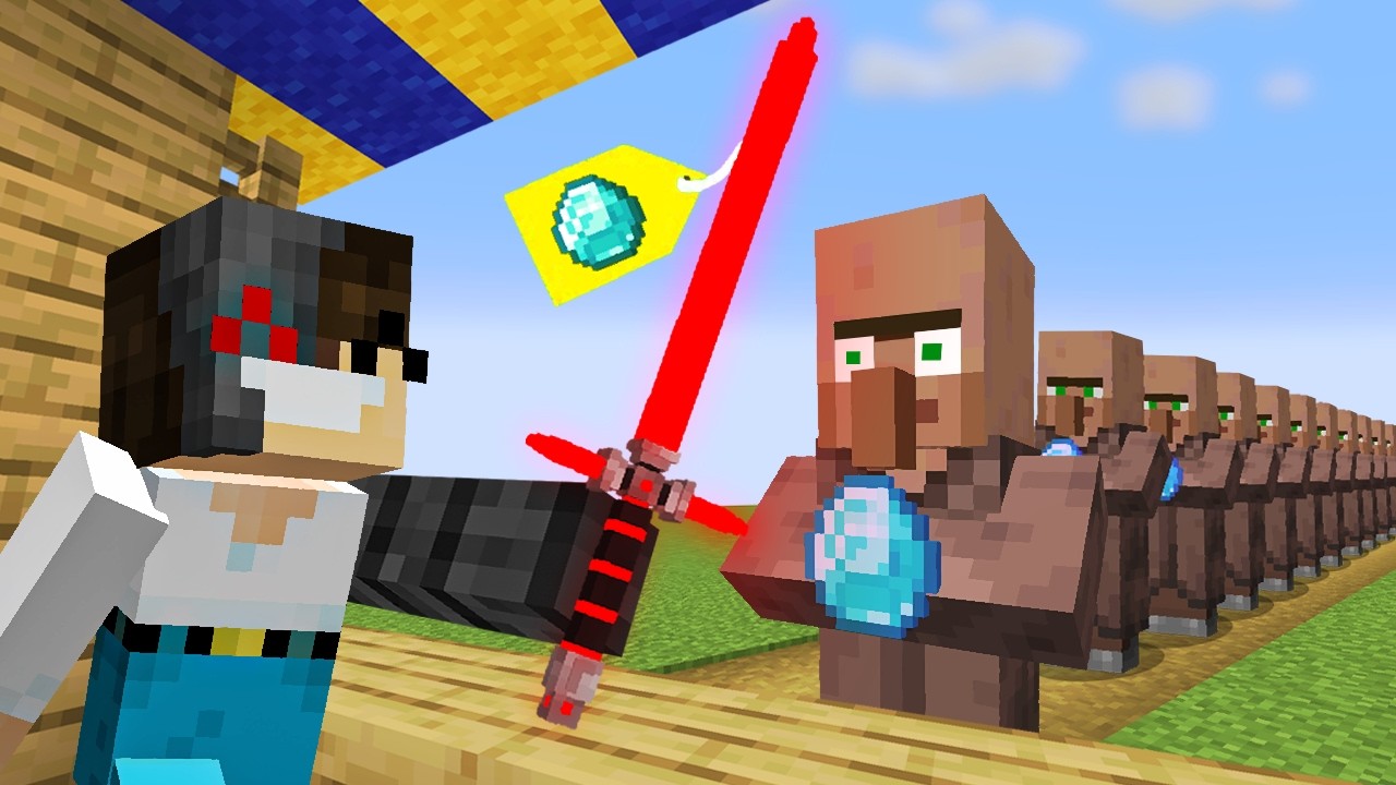 I opened a bionic shop in Minecraft