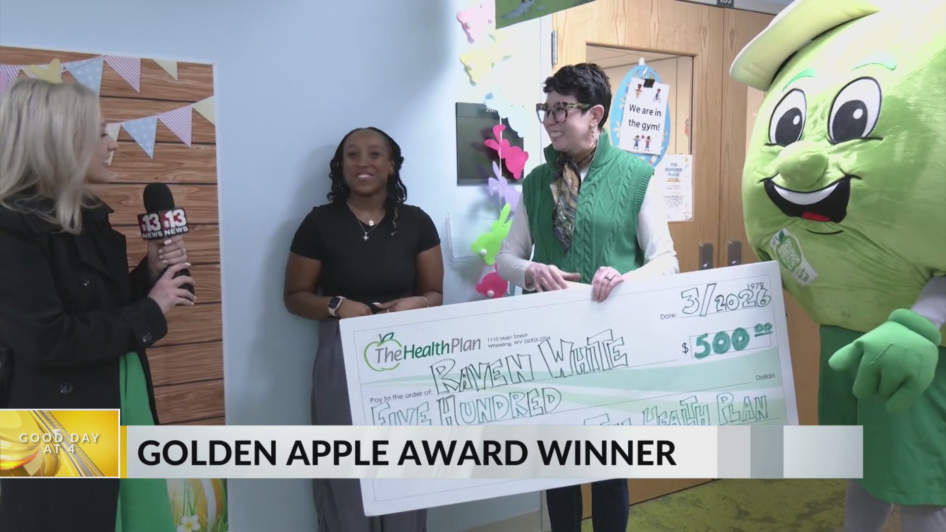 Preschool teacher named newest Golden Apple Award recipient