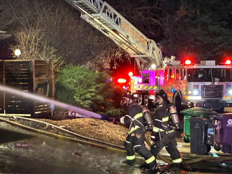Stolen vehicle crashes into garage causing fire, partial collapse after ...