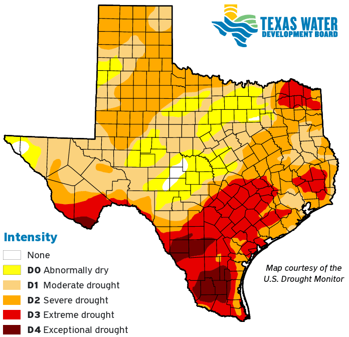 Texas Panhandle drought worsens as state reaches largest extent since ...
