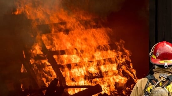 Fire breaks out near Disneyland Resort in Anaheim, California; videos ...