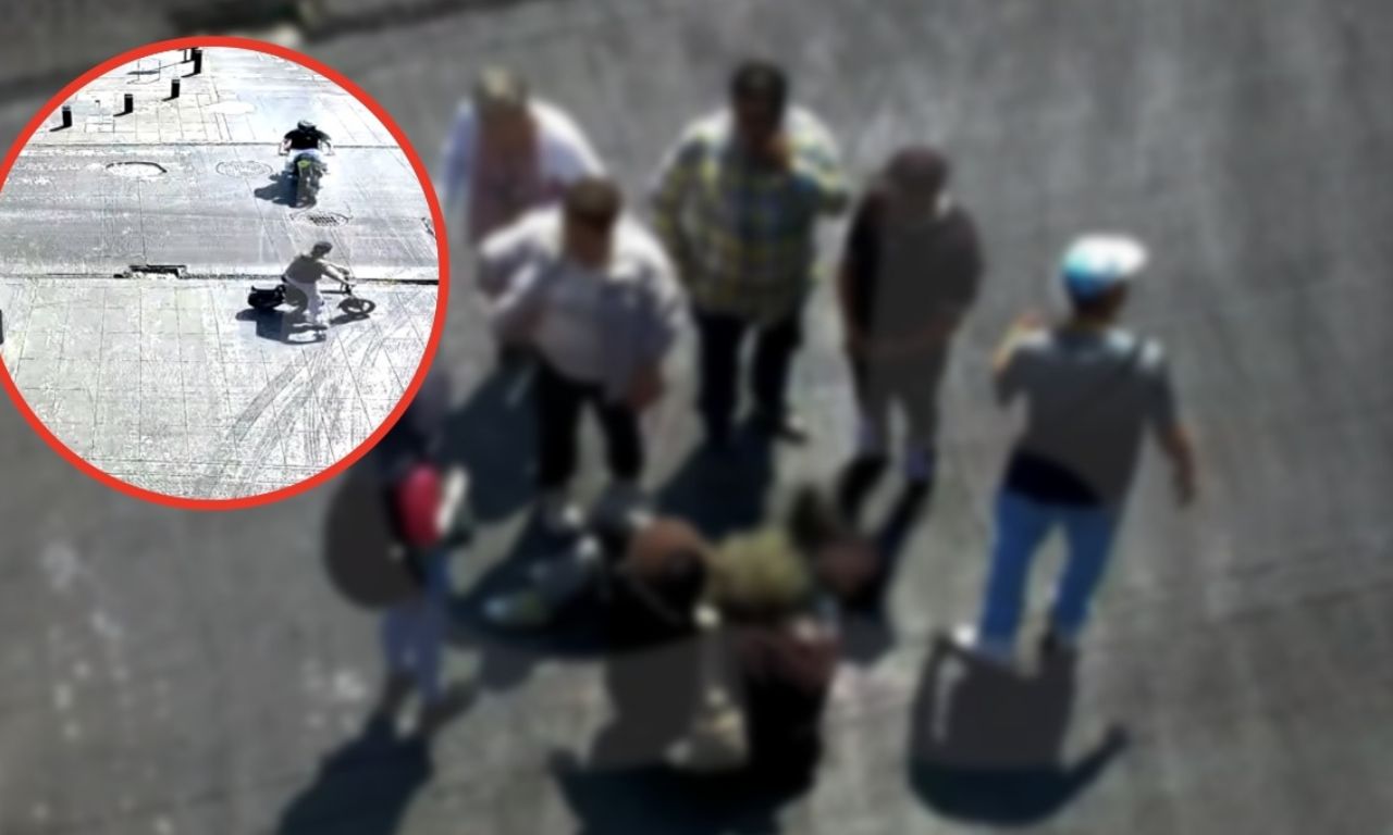 Mujer en bicicleta eléctrica es atropellada por motocicleta en el ...