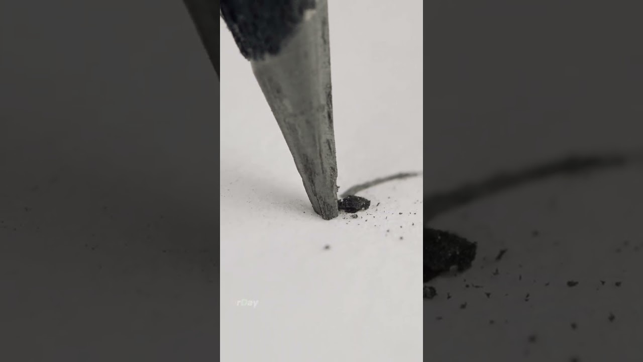How pencil works close up