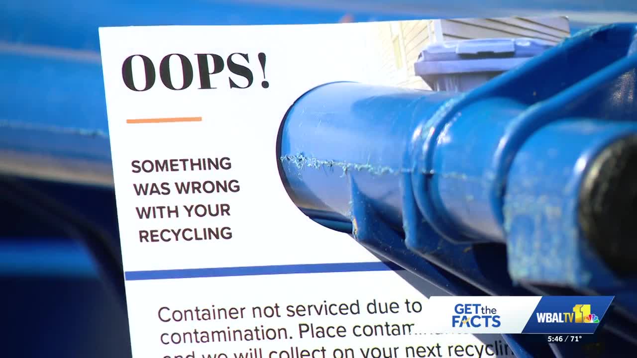 'Oops!' tags inform of contaminants in recycling bins