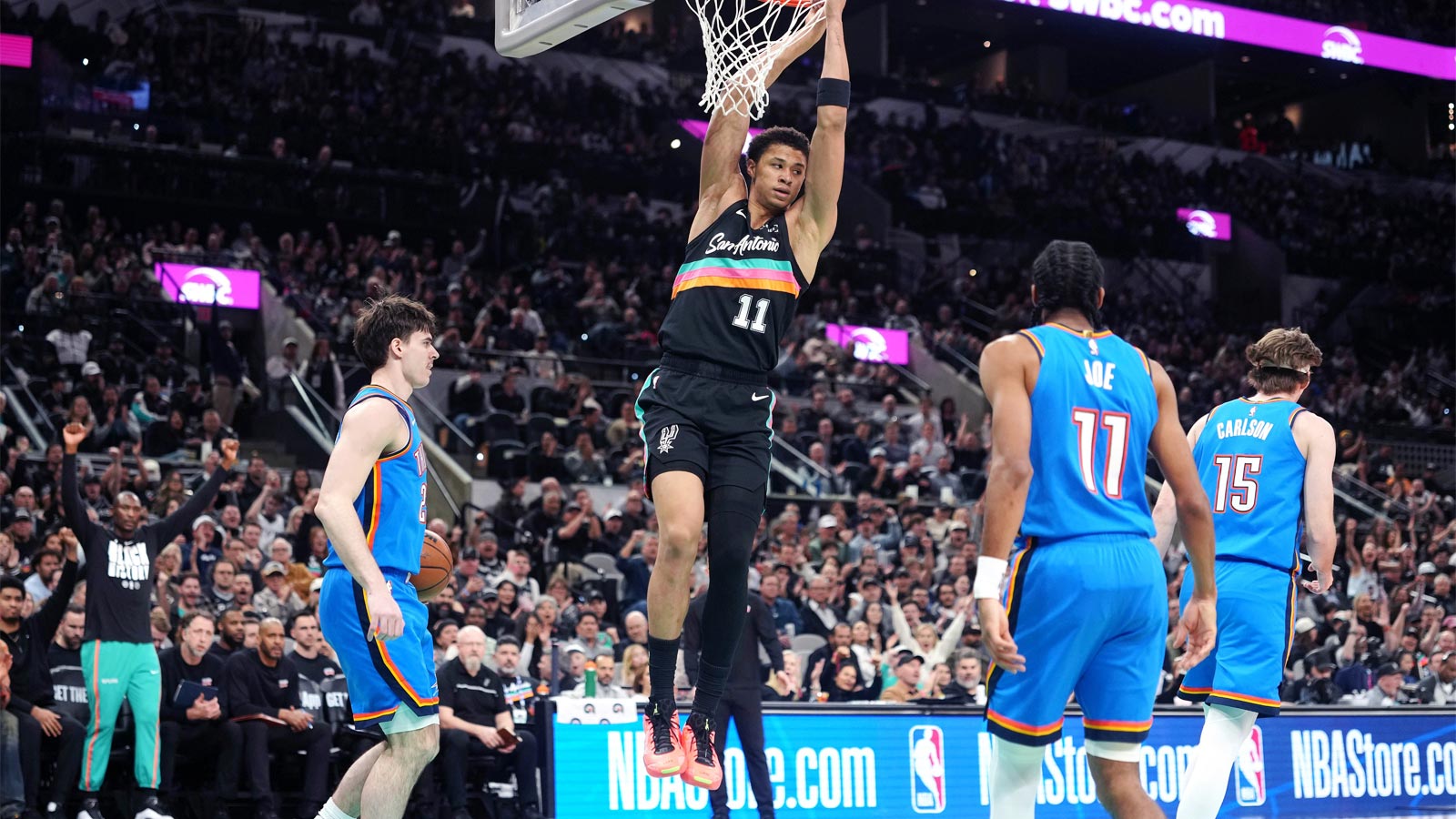 Carter Bryant will play for Spurs vs. Timberwolves in Game 2