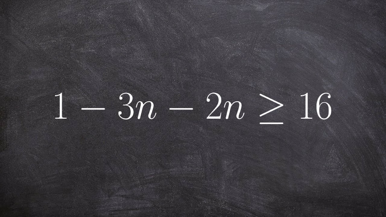 Solving and graphing a one-variable inequality