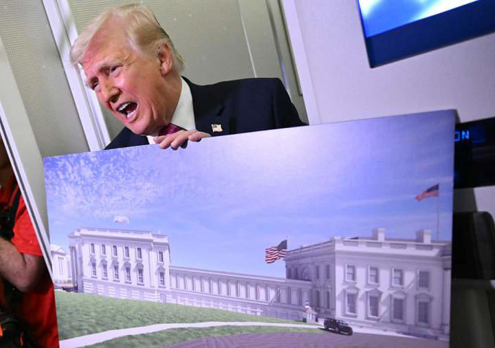 Trump says 'massive' military complex being built under White House ...
