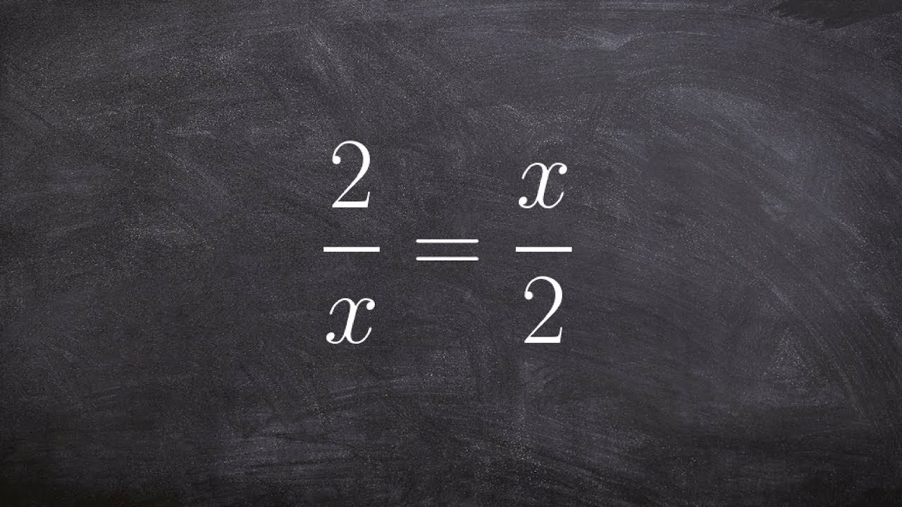 Solving a rational equation