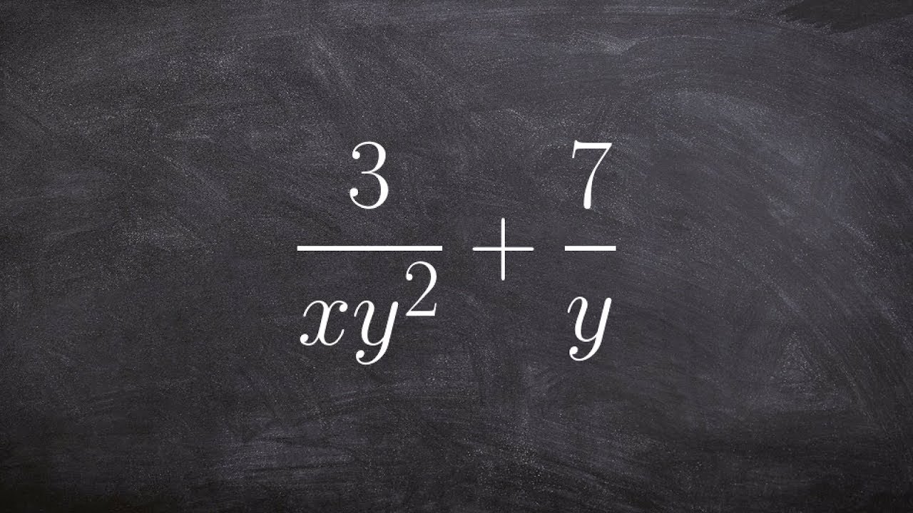 Add and subtract fractions with unlike denominators for rational ...