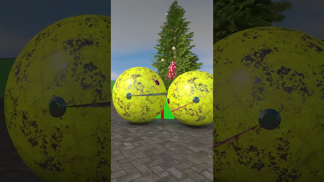 Robot Pacman & Ms Robot Pacman's Christmas #Shorts