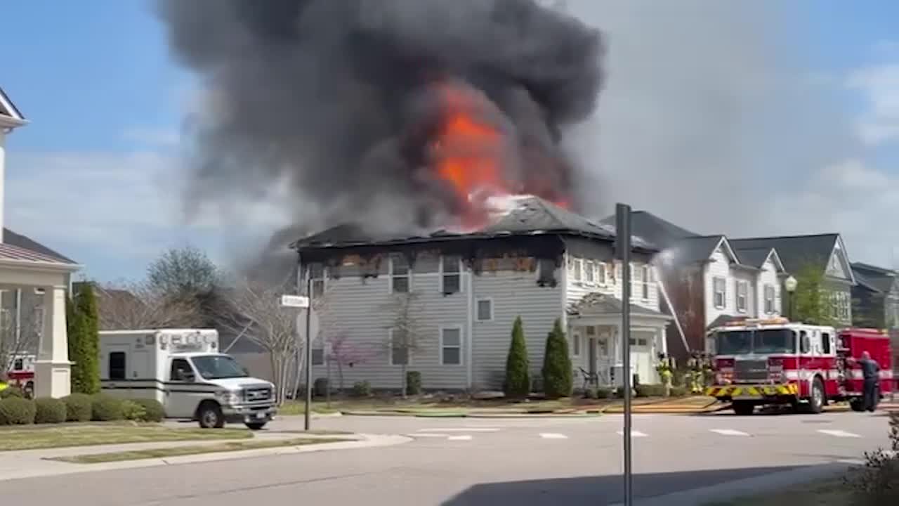 House fire on Archstone Drive spreads to two buildings, displaces six ...