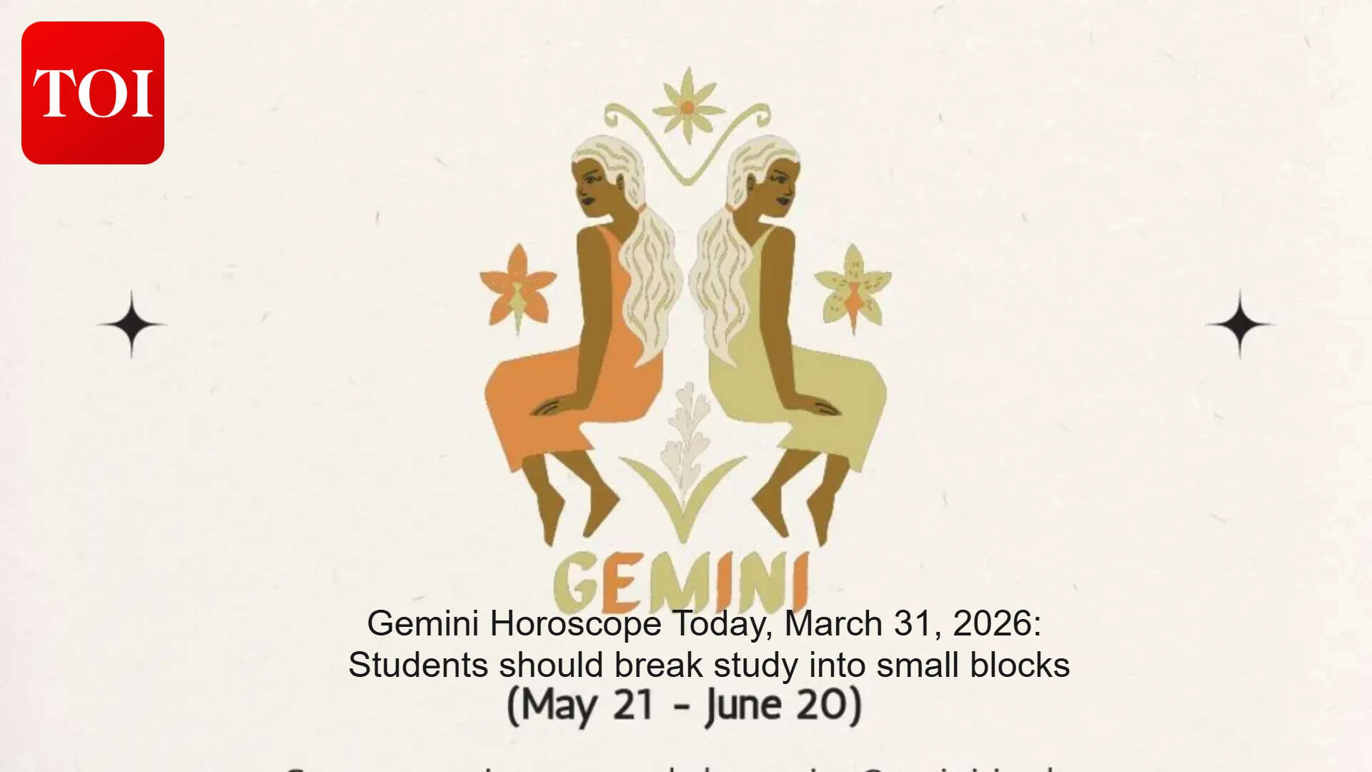 Gemini horoscope today, March 31, 2026: Students should break study ...