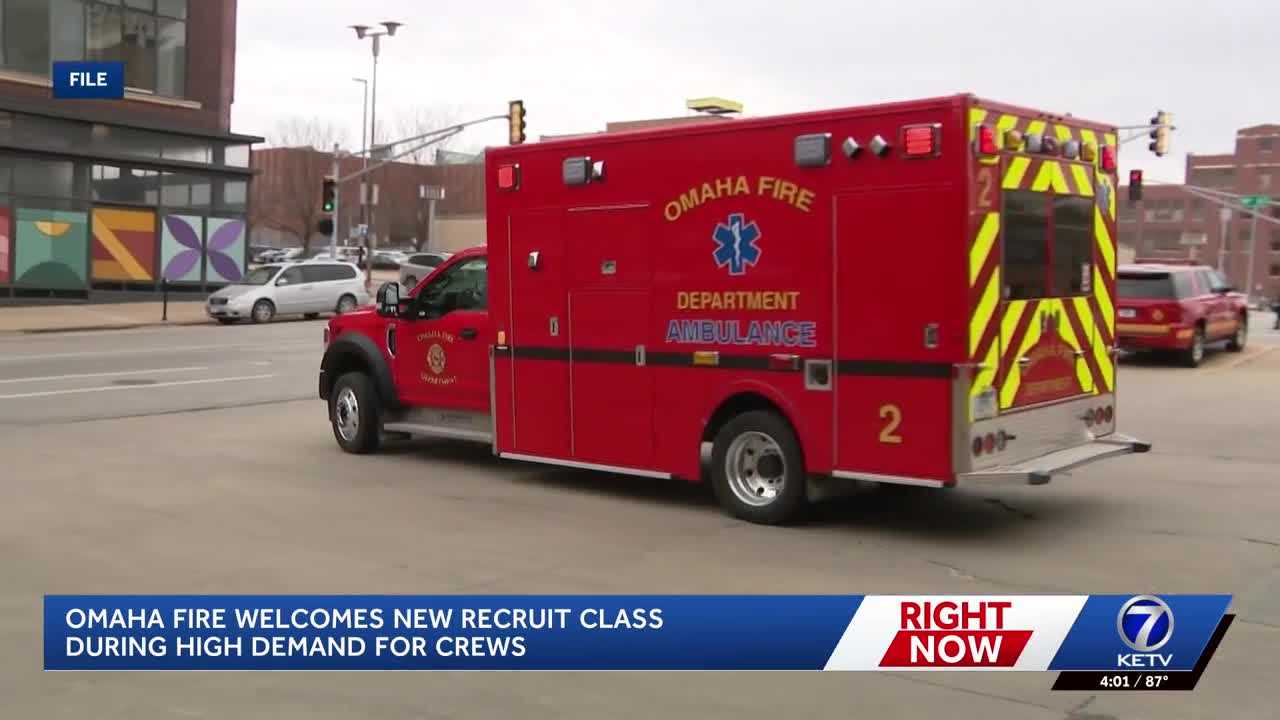 Omaha Fire Department welcomes new recruits during high demand for crews