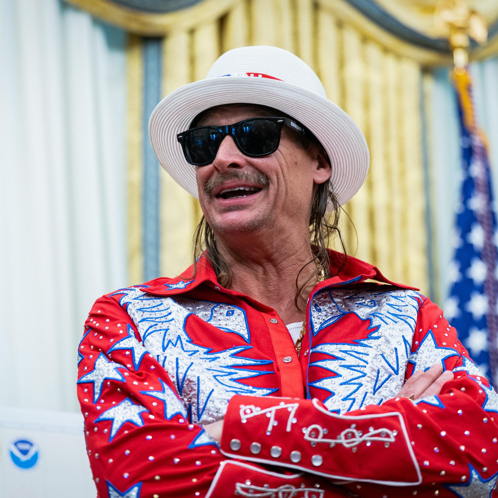 Army reviewing helicopter flyby at Kid Rock's house during training flight